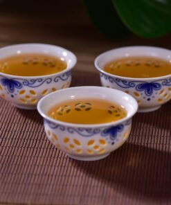 Trà Phổ Nhĩ hữu cơ bánh 350g (trà sống) - Cao Bo Organic Tea