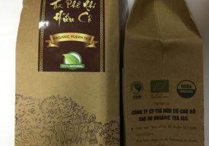 Trà Phổ Nhĩ hữu cơ túi giấy 100g - Cao Bo Organic Tea